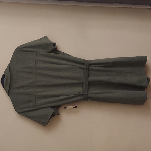 NO BOUNDARIES Junior Khaki Green Utility Romper - Picture 12 of 13